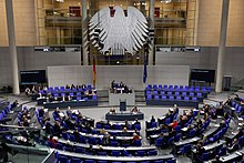 [1] der Plenarsaal im Reichstag
