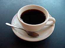 [1] eine Tasse Kaffee