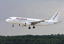 [1] Ein Flugzeug (Airbus A320)