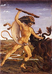 [1] Antonio Pollaiuolo, Herkules und die Hydra, 3. Drittel 15. Jh.