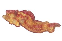 [1] gebratener Bacon