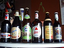 [1] verschiedene Bierflaschen