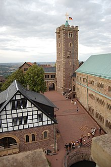 [1] Auf der Wartburg in Thüringen