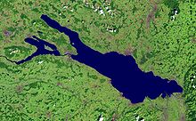 [1] Satellitenaufnahme des Bodensees