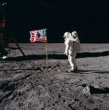 [1] Buzz Aldrin während der ersten Mondlandung