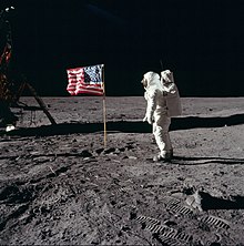 [1] Buzz Aldrin während der ersten Mondlandung