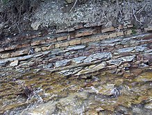 [1] Sedimentablagerung von Sandsteinen, Tonschiefern und Tonsteinen