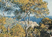 [1] einer der Hauptvertreter des Impressionismus malte das Bild "Bordighera" (ein Ort an der Italienischen Riviera): Claude Monet