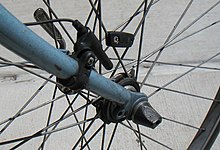 [1] der Sensor eines Fahrradtachos