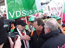 [1] Demo anlässlich eines Warnstreiks 2008