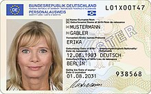 [1] Deutscher Personalausweis