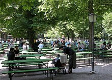 [1] Biergarten im englischen Garten, München