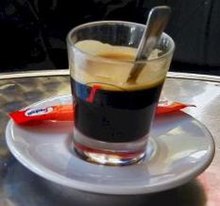 [1] ein Espresso
