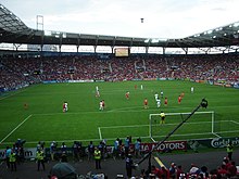 [3] Treffen der Fußballnationalmannschaften von Portugal und Tschechien während der Europameisterschaft 2008