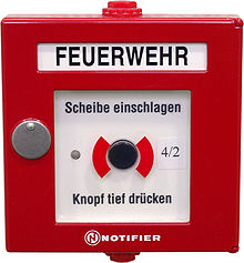 [1] Ein in Deutschland üblicher Handfeuermelder