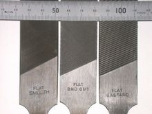 [1] Feilenblätter mit unterschiedlichen Hieb