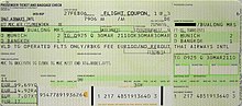 [1] Flugticket