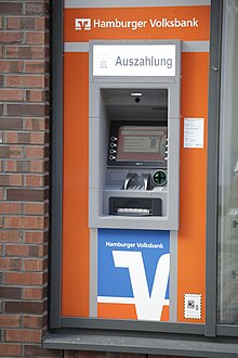 [1] Geldautomat der Hamburger Volksbank