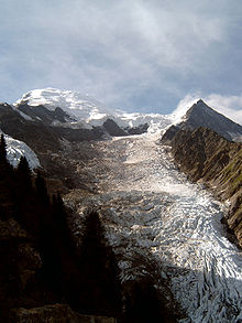 [1] ein Gletscher