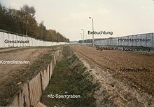 [1] Berliner Mauer, ehemals eine stark gesicherte Grenze