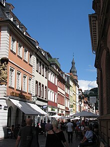 [1] Die Hauptstraße in Heidelberg