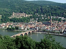 [1] Heidelberg: Blick auf die Heidelberger Altstadt