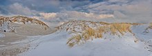 [1] schneebedeckte Dünen auf Helgolands Nebeninsel Düne, Deutschland;
Aufnahme von Benutzer Merops am 7. Juni 2010