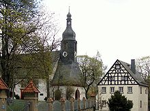 [1] die Lorenzkirche in Hof an der Saale