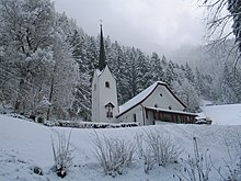 [1] Totale Ansicht der Wallfahrtskapelle Unserer Lieben Frau in Riedertal UR