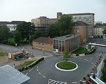 [1] Kreisverkehr vor dem Klinikum Dortmund