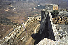 [1] ein Zwinger der Burg Krak des Chevaliers