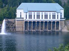 [1] Wasserkraftwerk am Lac Noir