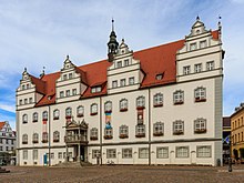 Das Rathaus in Wittenberg