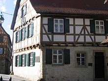 [1] Geburtshaus Friedrich Schillers in Marbach