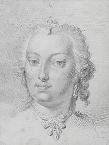 [1] das Gesicht von Maria Theresia um 1741