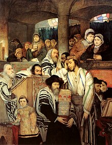 [1] Juden praktizieren das Fasten am Jom Kippur