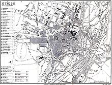 [1] historischer Stadtplan von München (1858)