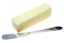 [1] Butter mit Buttermesser
