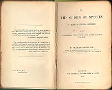 [3] Darwins Grundlagenwerk zur Evolution aller Lebewesen "Die Entstehung der Arten" von 1859 hier in der englischen Originalausgabe