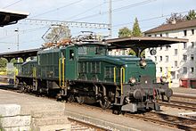[2] SBB Historic Krokodil Lokomotive Ce 6/8III in grüner Farbgebung, 2011