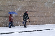 [1] Niederschlag in Form von Schnee