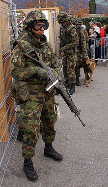[3] Füsilier, Soldat der Schweizer Armee