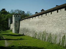 [1] ein Teil der Stadtmauer von Basel