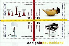 [1] Briefmarken zum Thema Design in Deutschland