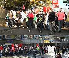 [1] Proteste gegen hohe Studiengebühren