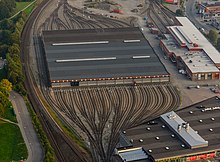 [4] Depot der Stockholmer U-Bahn