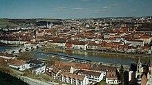 [1] Würzburg von der Festung aus