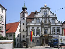 [1] das Rathaus in Wangen