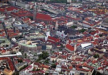 [1] das Zentrum Münchens von oben